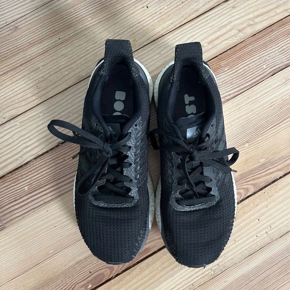 Adidas‎ Solar Boost 5.5 Womens Black Grey Running Shoes F34086 athletic comfort